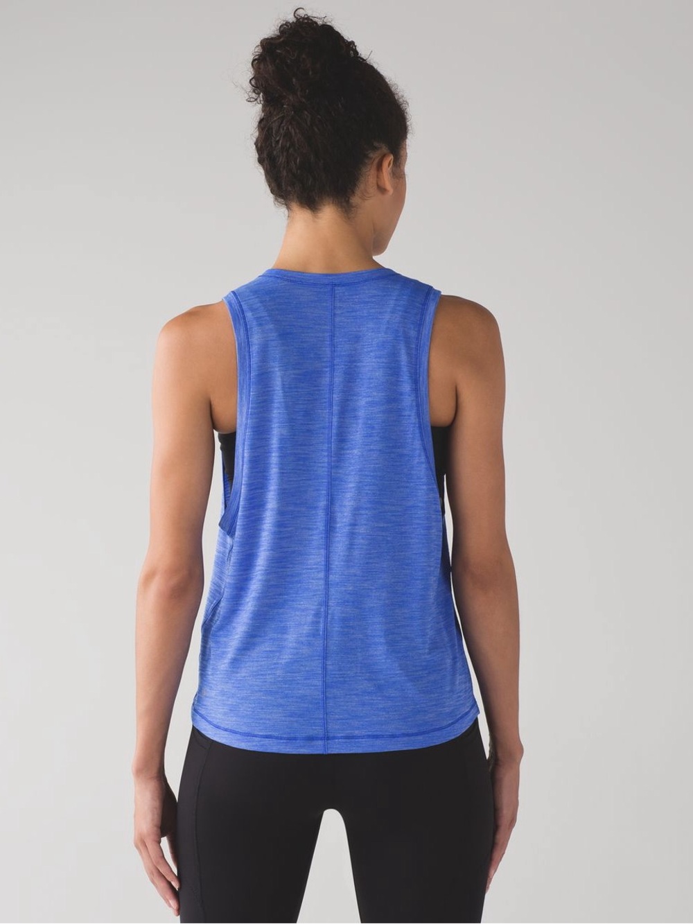 Lululemon Cardio Squad Tank II Size 6 Heathered Cerulean Blue